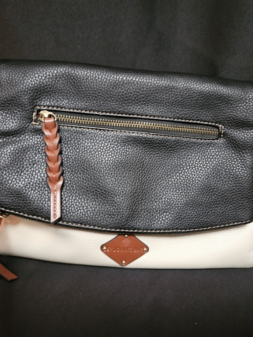 St John's Bag Two-Tone Black and Cream Women’s Shoulder Bag